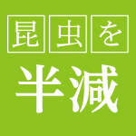 昆虫を半減